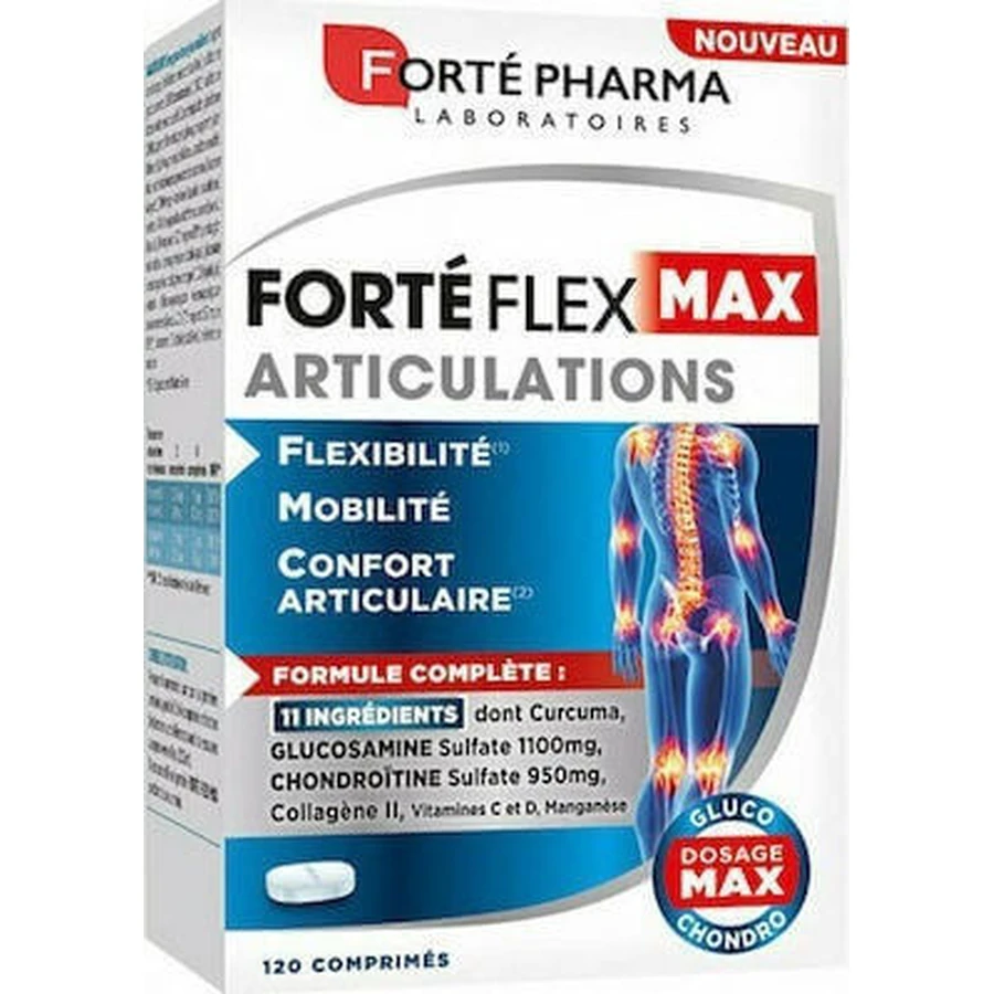 Forte Pharma Форте Флекс Макс Макс Артикуляції добавка для здоров'я суглобів та кісток 120 капс.: ціни та характеристики