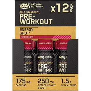 Optimum Nutrition Золотий стандарт передтренувальний коктейль 12 х 5 мл Мікс ягід