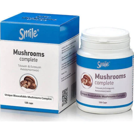 AM Health Smile Mushrooms Гриби для усмішки в комплекті 120 капсул: ціни та характеристики
