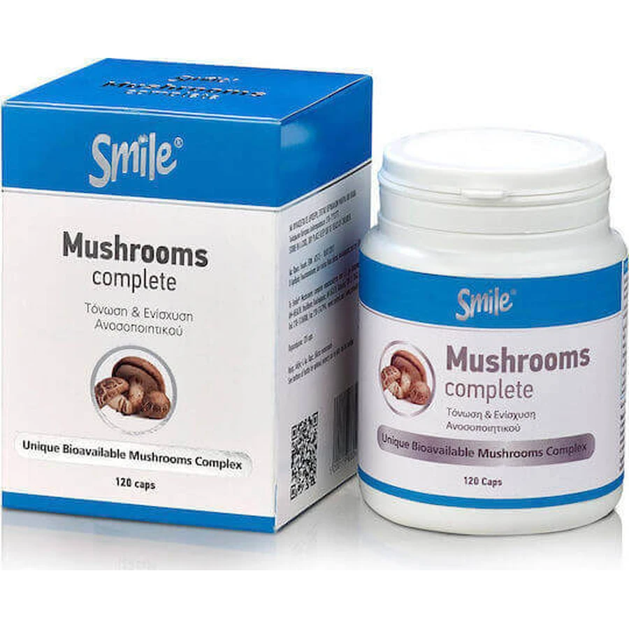AM Health Smile Mushrooms Гриби для усмішки в комплекті 120 капсул: ціни та характеристики