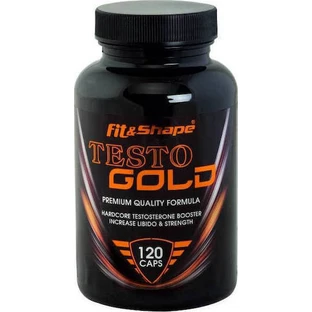 Fit & Shape Testo Gold Тренувальна добавка для підвищення тестостерону 120 капс.