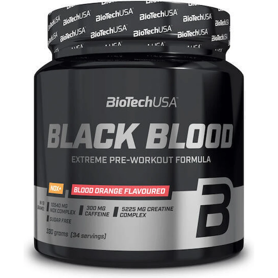 Biotech USA Black Blood NOX Pre Workout Supplement 330gr Rubin Berry: ціни та характеристики