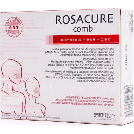 Synchroline Rosacure Combi добавка для здоровья суставов и костей 30 капс: цены и характеристики