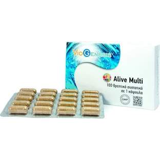 Viogenesis Alive Multi Multivitamin для энергии, укрепления иммунитета и антиоксидантного действия 60 капс