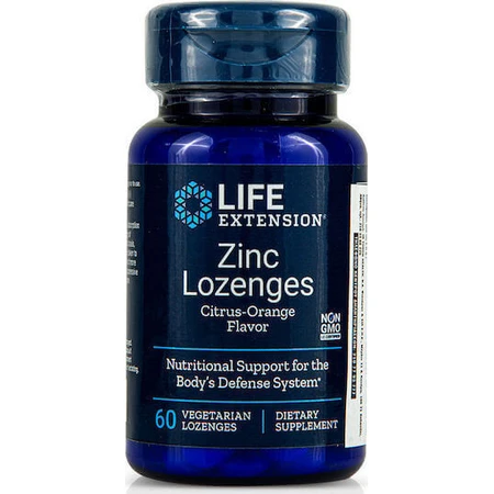 Life Extension Zinc Lozenges 24mg 60 Pieces: цены и характеристики