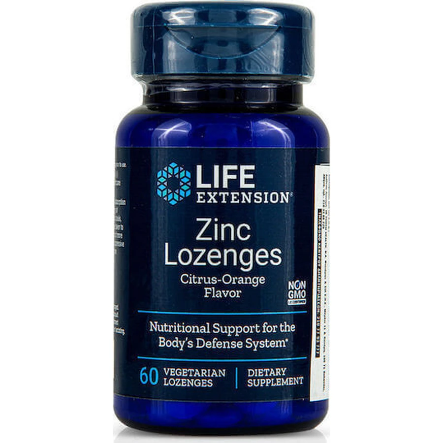Life Extension Zinc Lozenges 24mg 60 Pieces: цены и характеристики