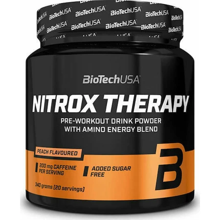 Biotech USA Nitrox Therapy Pre-workout Formula Pre Workout Supplement 340gr Peach: цены и характеристики