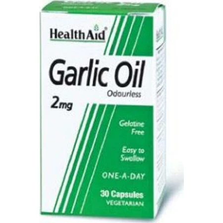 Health Aid Часникова олія 30 рослинних капсул: ціни та характеристики