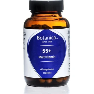 Botanica 55+ Multivitamin Мультивітамінний комплекс для зміцнення імунної системи, шкіри та антиоксидантної дії Цитрусові, 60 рослинних капсул