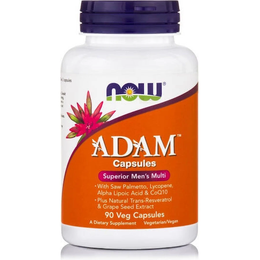 Now Foods Adam Мультивитамины для энергии, укрепления иммунной системы и здоровья яиц 90 растительных капсул: цены и характеристики