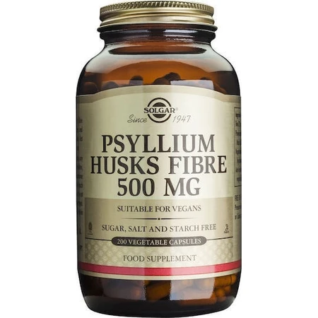 Solgar Psyllium Husks Fibre Supplement Special 200 растительных капсул: цены и характеристики