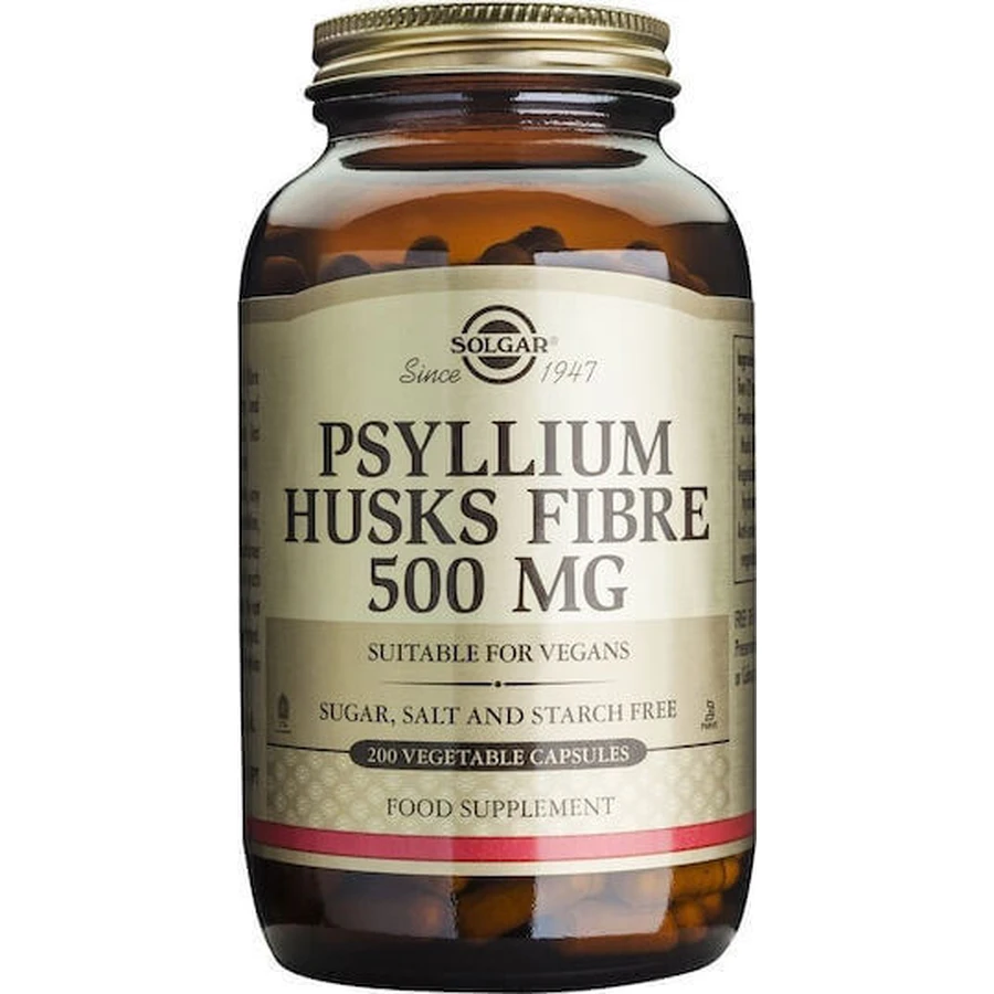 Solgar Psyllium Husks Fibre Supplement Special 200 растительных капсул: цены и характеристики