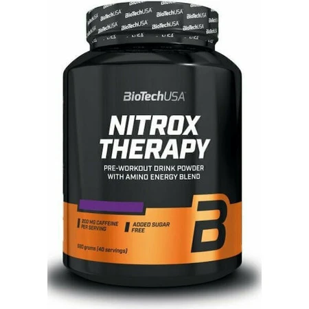 Biotech USA Nitrox Therapy Pre-workout Drink Powder With Amino Energy Blend Pre Workout Supplement 680gr Cranberry: цены и характеристики