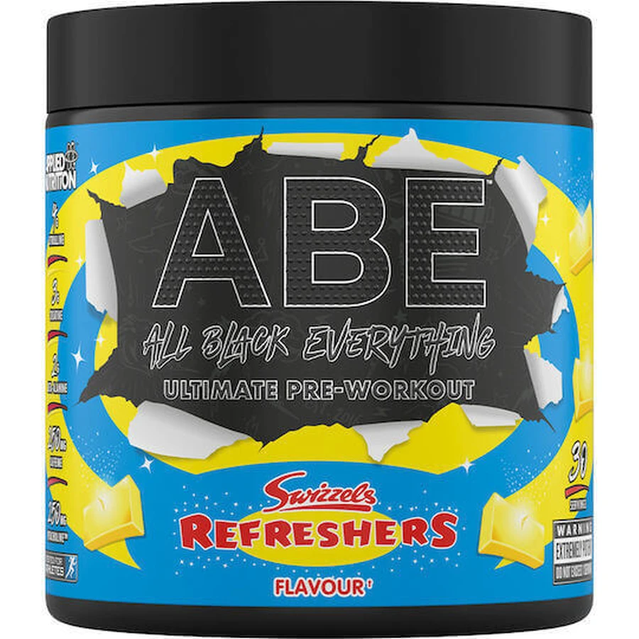 Прикладне харчування Abe All Black Everything Передтренувальна добавка 375гр Лимонний освіжувач: ціни та характеристики