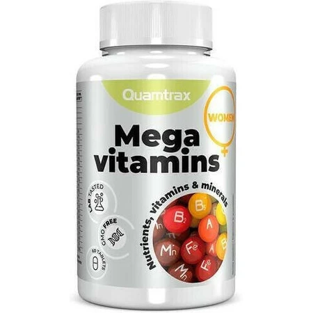 Quamtrax Nutrition Essentials Mega Vitamins For Women Мультивитамины для энергии и укрепления иммунной системы 60 таблеток: цены и характеристики
