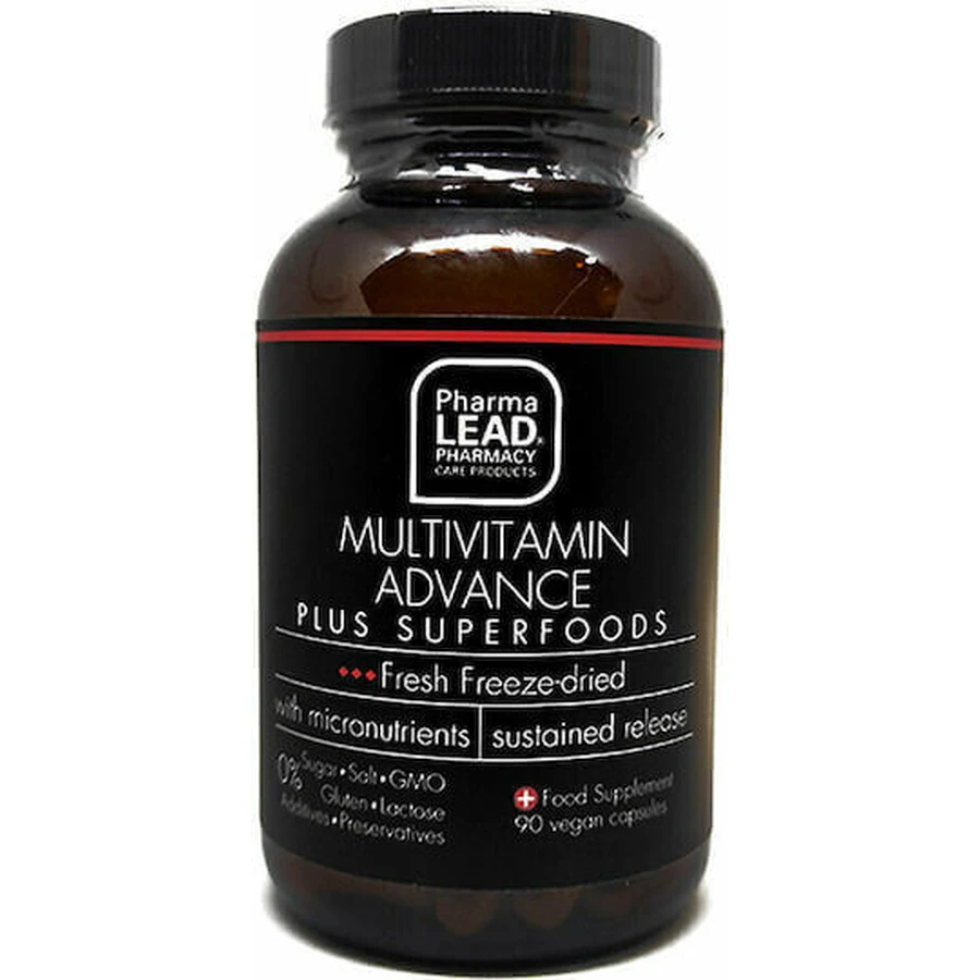 Pharmalead Multivitamin Advance Plus Superfoods Мультивітамінний комплекс для зміцнення імунної системи 90 капс.: ціни та характеристики