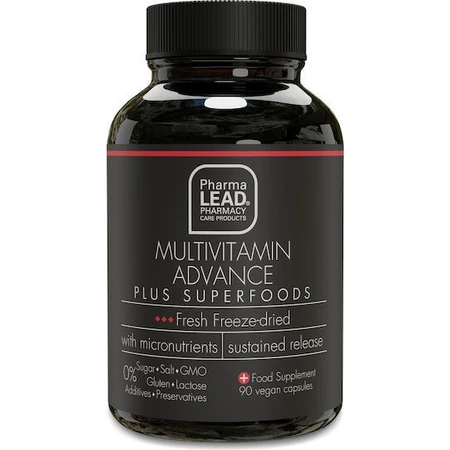 Pharmalead Multivitamin Advance Plus Superfoods Мультивітамінний комплекс для зміцнення імунної системи 90 капс.: ціни та характеристики