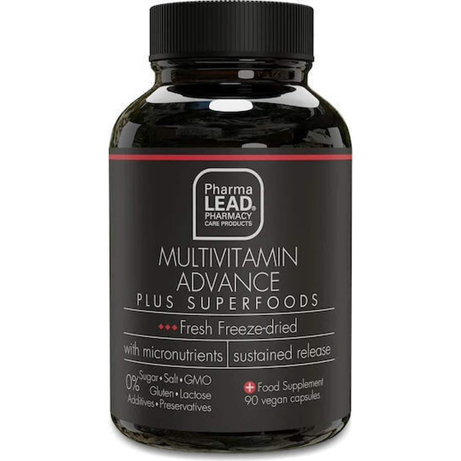 Pharmalead Multivitamin Advance Plus Superfoods Мультивітамінний комплекс для зміцнення імунної системи 90 капс.: ціни та характеристики