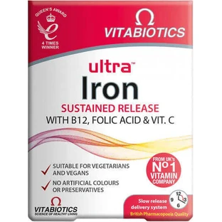 Vitabiotics Ultra Iron 14mg 30 Tablets