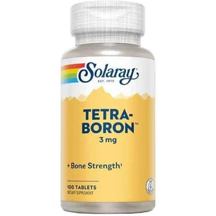 Solaray Tetra Boron 3mg Специальная диетическая добавка 100 нитей Лимон