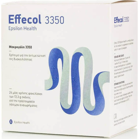 Спеціальна харчова добавка Epsilon Health Effecol 3350 24 пакетика: ціни та характеристики