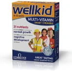 Вітабіотики WellKid WellKid Розумні жувальні таблетки з мультивітаміном Омега-3 для енергійних фруктів 30 жувальних таблеток: ціни та характеристики