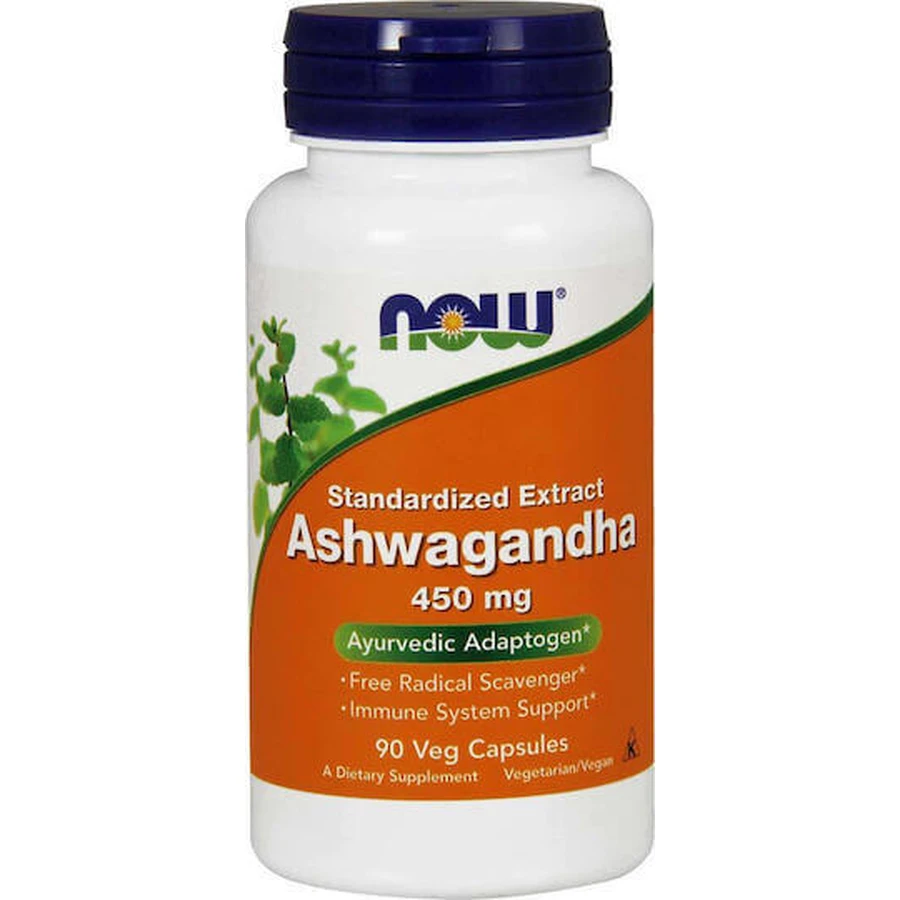 Now Foods Стандартизированный экстракт ашвагандхи Ashwagandha 90 растительных капсул: цены и характеристики