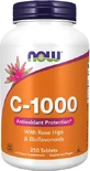 Now Foods C-1000 Витамин для поддержки иммунитета, кожи и антиоксидантного действия 1000 мг 250 таблеток