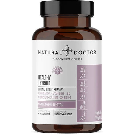 Натуральний Доктор Здорова Харчова Добавка для Щитовидної залози Спеціальна 60 рослинних капсул: ціни та характеристики