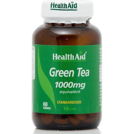 Зелений чай Health Aid 1000 мг 60 х 1 таблетка: ціни та характеристики