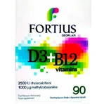 Geoplan Nutraceuticals Fortius D3 & B12 2500iu 1000mg Мультивитамины для энергии, укрепления иммунной и нервной систем 2500iu 1000mg 90 таблеток: цены и характеристики