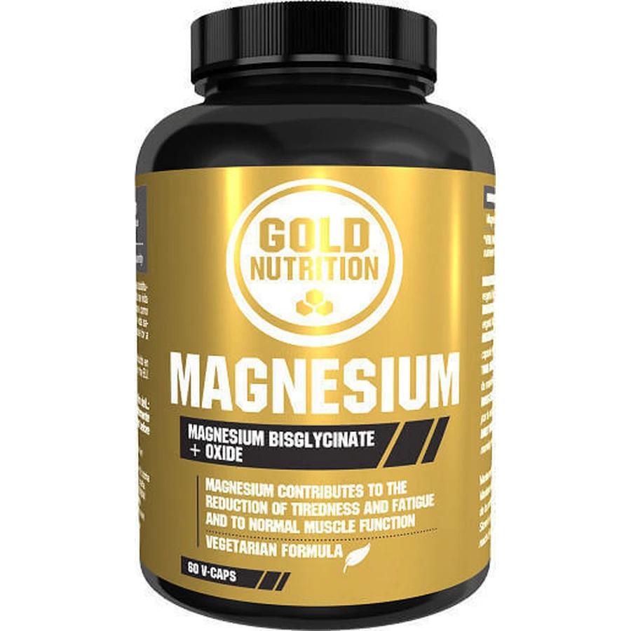 Gold Nutrition Магній 600 мг 60 капсул рослинного походження: ціни та характеристики