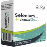 Cure Pharmaceuticals Селен + Вітамін D3 200 мг 2200 МО 90 таблеток
