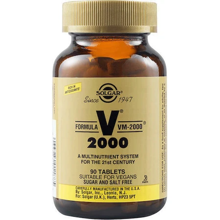 Solgar Formula VM-2000 Мультивитамины для энергии и укрепления иммунной системы 90 таблеток: цены и характеристики