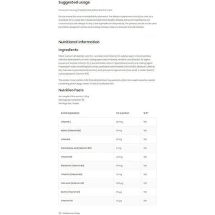 OstroVit Vitamin B Complex Вітамінний комплекс для зміцнення енергії, імунітету та нервової системи 90 таблеток