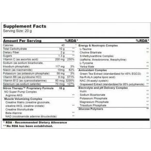 Biotech USA Nitrox Therapy Pre-workout Formula Pre Workout Supplement 680gr Cranberry