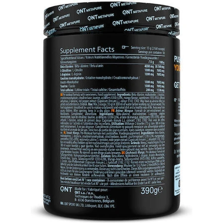 QNT Overdrive Pre Workout Supplement 390gr Mango Massacre: цены и характеристики