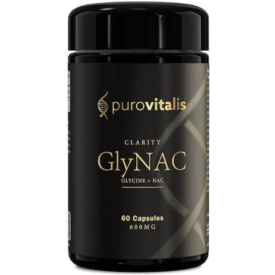 Спеціальна харчова добавка Purovitalis GlyNAC 60 капс.: ціни та характеристики
