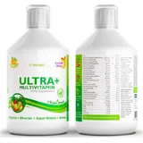 Swedish Nutra Ultra+ Multivitamin Мультивитамины для энергии, укрепления иммунитета и нервной системы Апельсин 500 мл