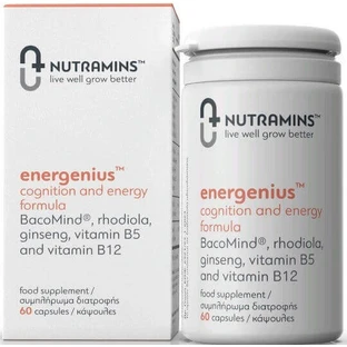 Nutramins Energeius Добавка для пам'яті 60 капс.