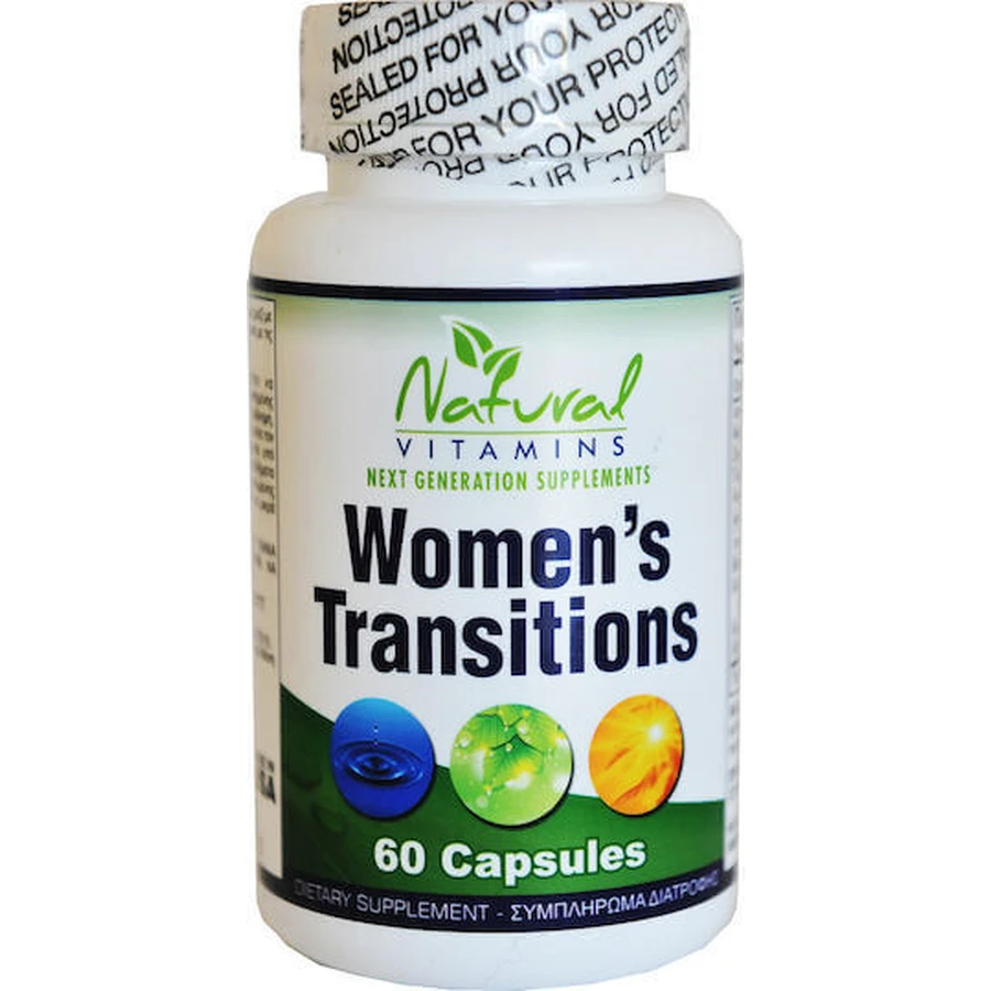 Natural Vitamins Women's Transitions Menopause Supplement 60 caps: цены и характеристики