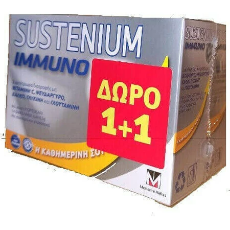 Menarini Sustenium Immuno Иммуноукрепляющая добавка 28 пакетиков Апельсин: цены и характеристики