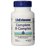 Life Extension Complete Complete B-Complex Vitamin for Energy, Immune & Nervous System Strengthening 60 растительных капсул: цены и характеристики