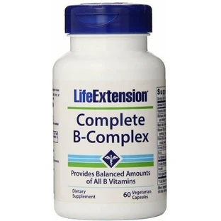 Life Extension Complete Complete B-Complex Vitamin for Energy, Immune & Nervous System Strengthening 60 растительных капсул