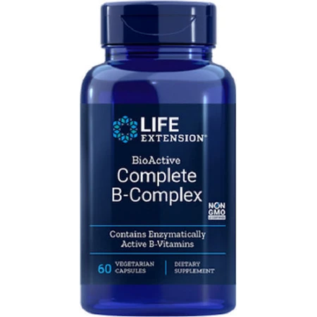 Life Extension Complete Complete B-Complex Vitamin for Energy, Immune & Nervous System Strengthening 60 растительных капсул: цены и характеристики