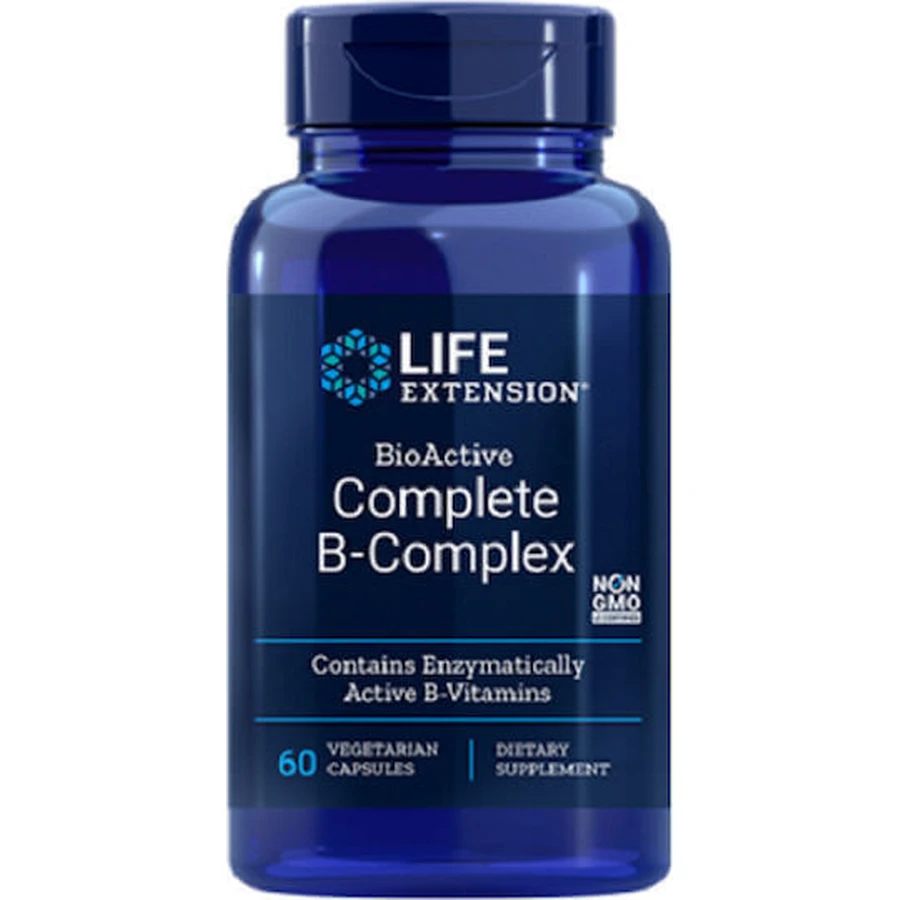 Life Extension Complete Complete B-Complex Vitamin for Energy, Immune & Nervous System Strengthening 60 растительных капсул: цены и характеристики