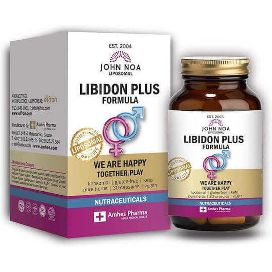 John Noa Liposomal Libidon Plus Formula Testosterone Boosting Supplement 30 растительных капсул: цены и характеристики