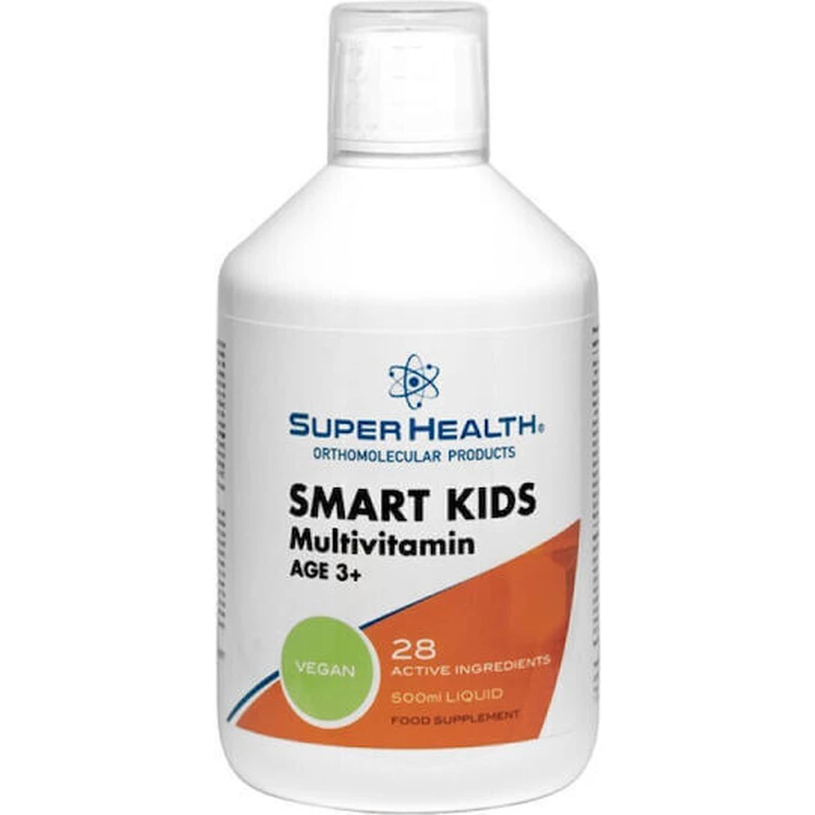 Мультивитамины Super Health Smart Kids для укрепления иммунной системы, волос и кожи 500 мл: цены и характеристики