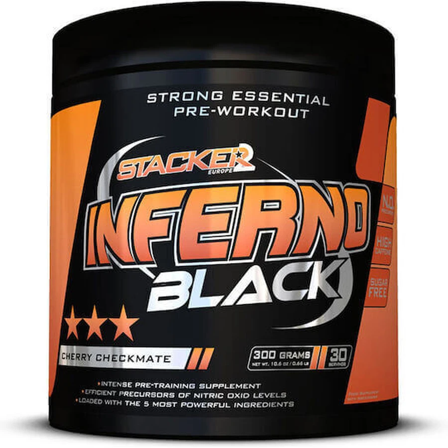 Stacker 2 Inferno Black Pre Workout Supplement 300gr Checkmate Cherry Checkmate: цены и характеристики