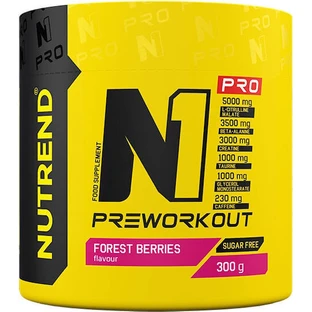 Nutrend N1 Pro Pre Workout Supplement 300gr Berries
